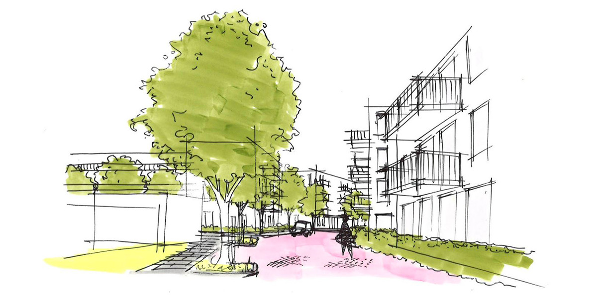 De tijdloze kunst van het tekenen in de moderne architectuur